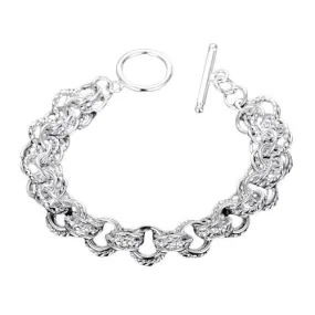 Pretty Nice Fashion Bracelet - 925 Sterling Silver