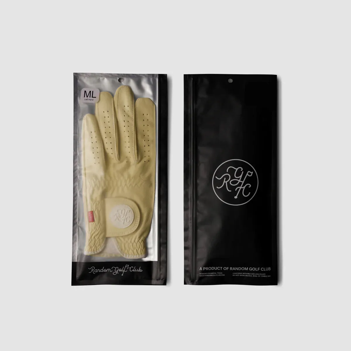 Random Golf Club CL - 2 Golf Glove Yellow