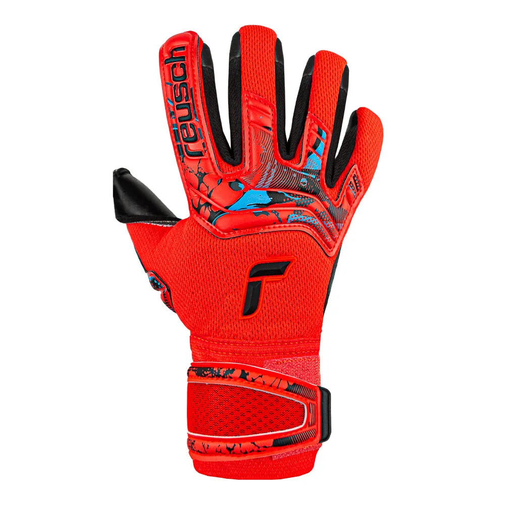 Reusch Attrakt Duo GK Glove (Red/Black/Blue)