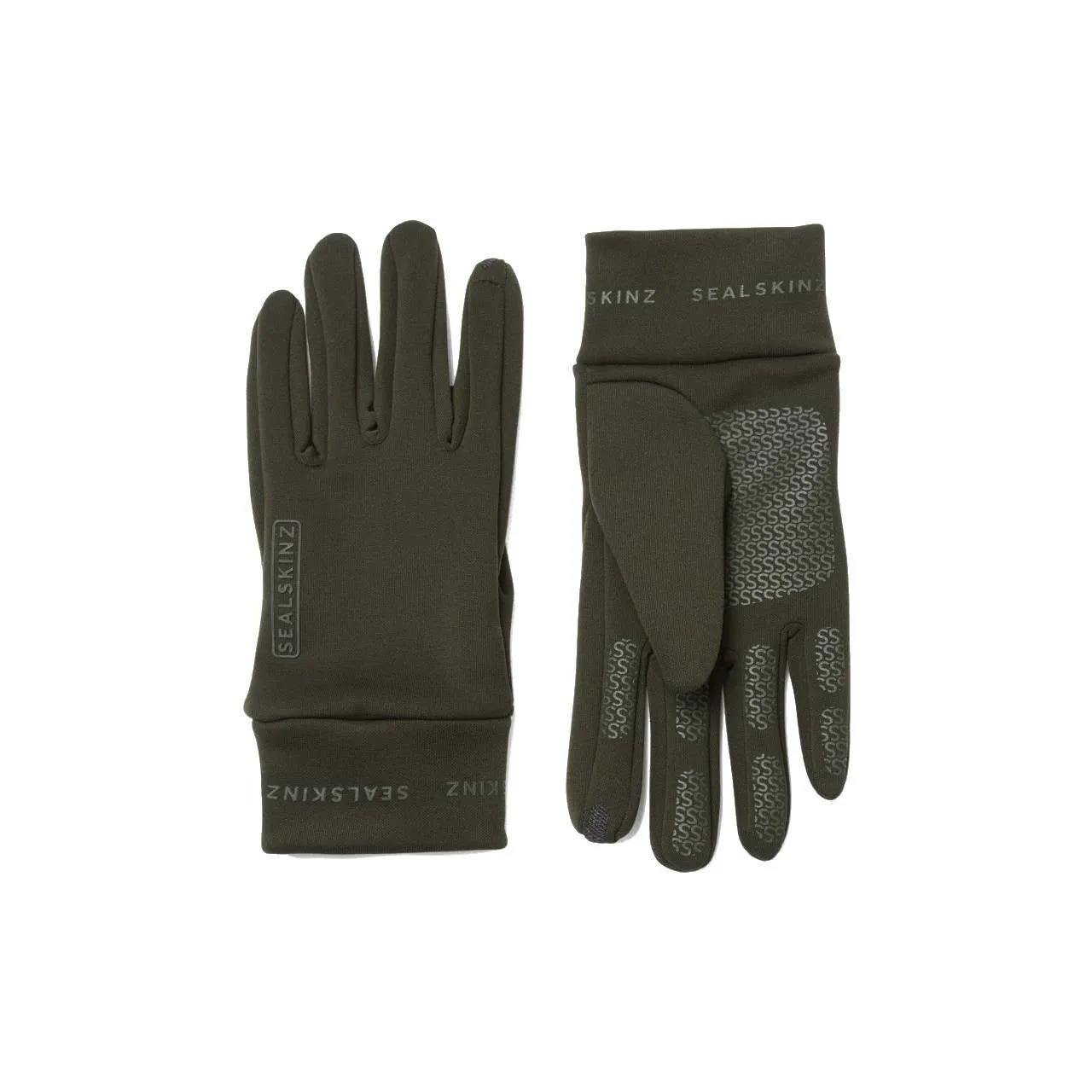 Sealskinz Water Resistant Nano Fleece Acle Glove - Olive