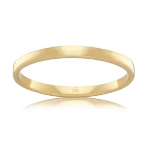 Soft Dome 2mm - 18ct Yellow Gold