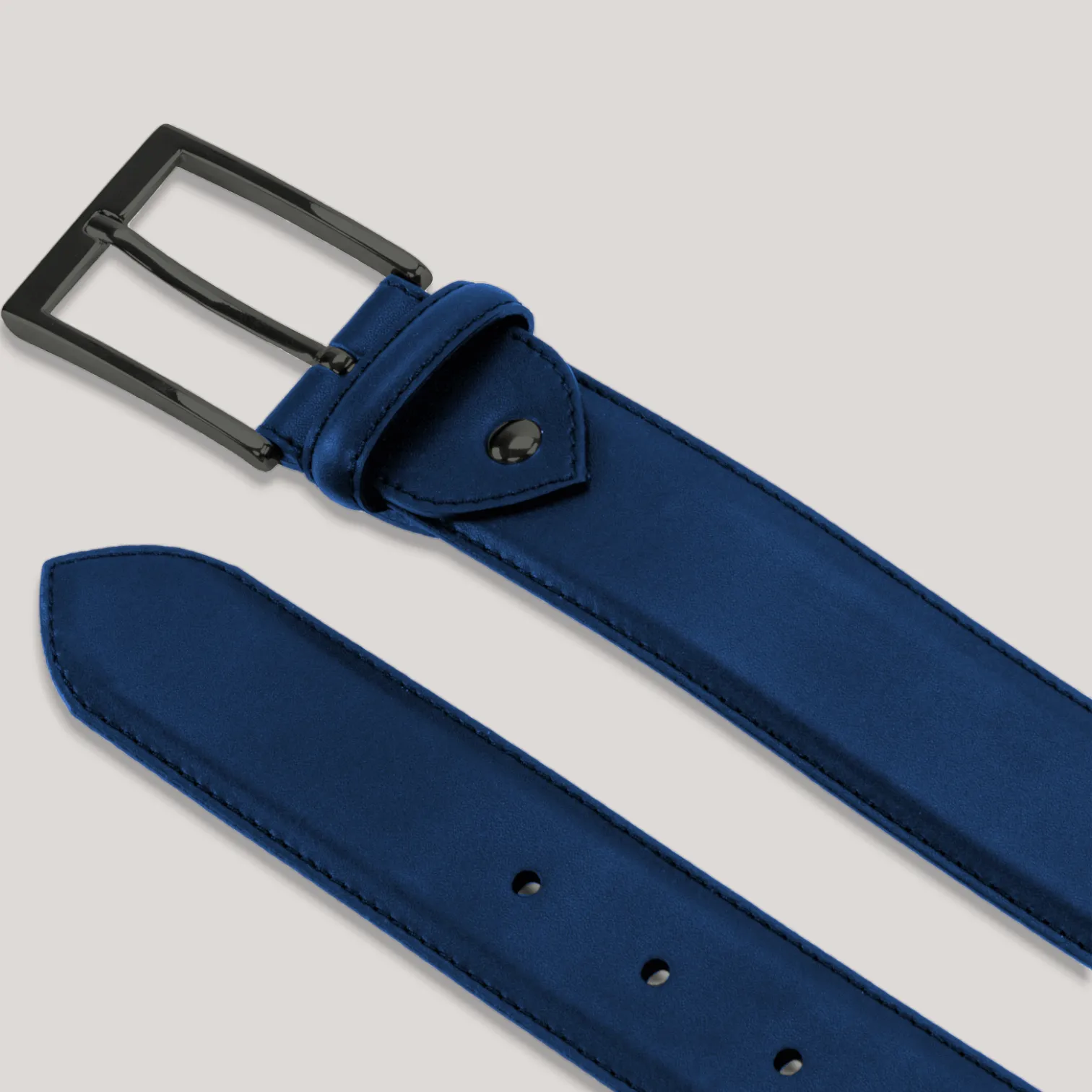 SOPHOS - Ultramarine Blue Vegan Belt - Graphite