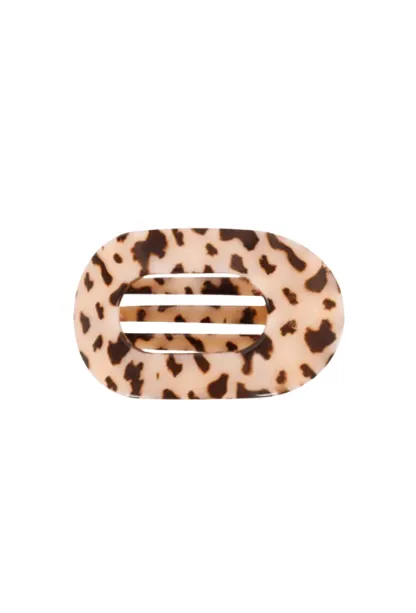 Teleties Flat Round Hair Clip- Large