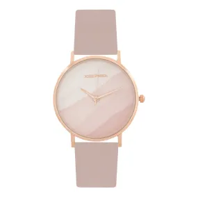 Vibrant Pink PU Strap Watch