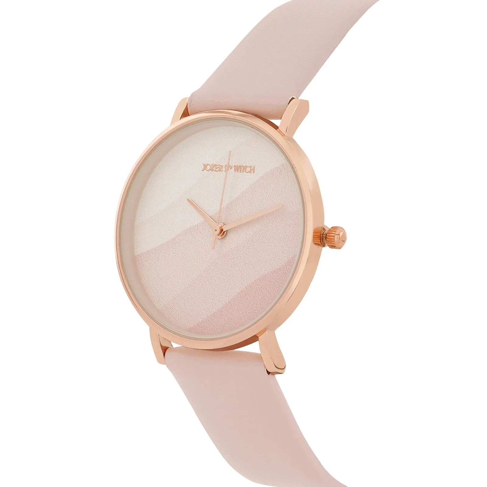 Vibrant Pink PU Strap Watch