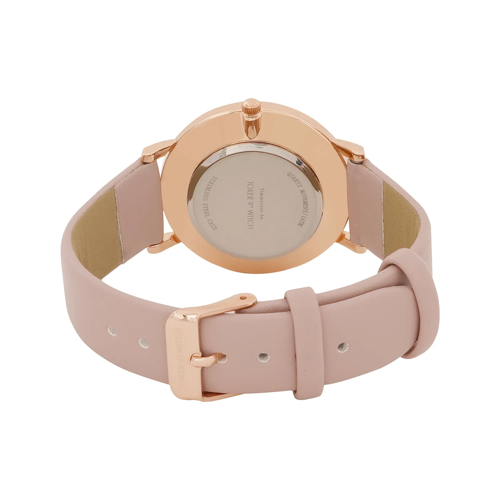 Vibrant Pink PU Strap Watch