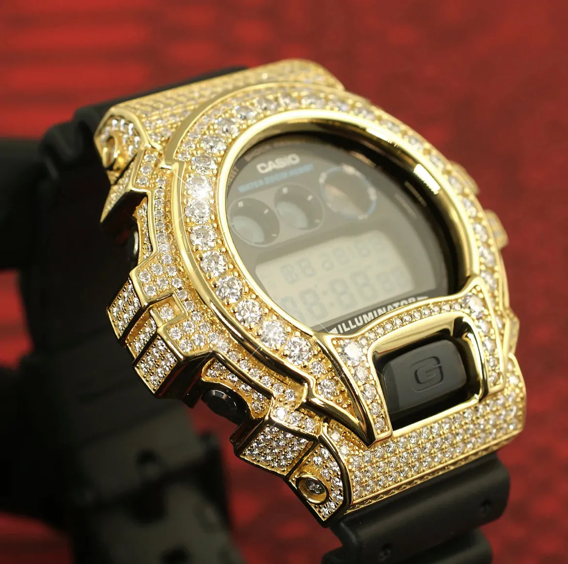 Custom VVS1 Moissanite Casio G-Shock Watch