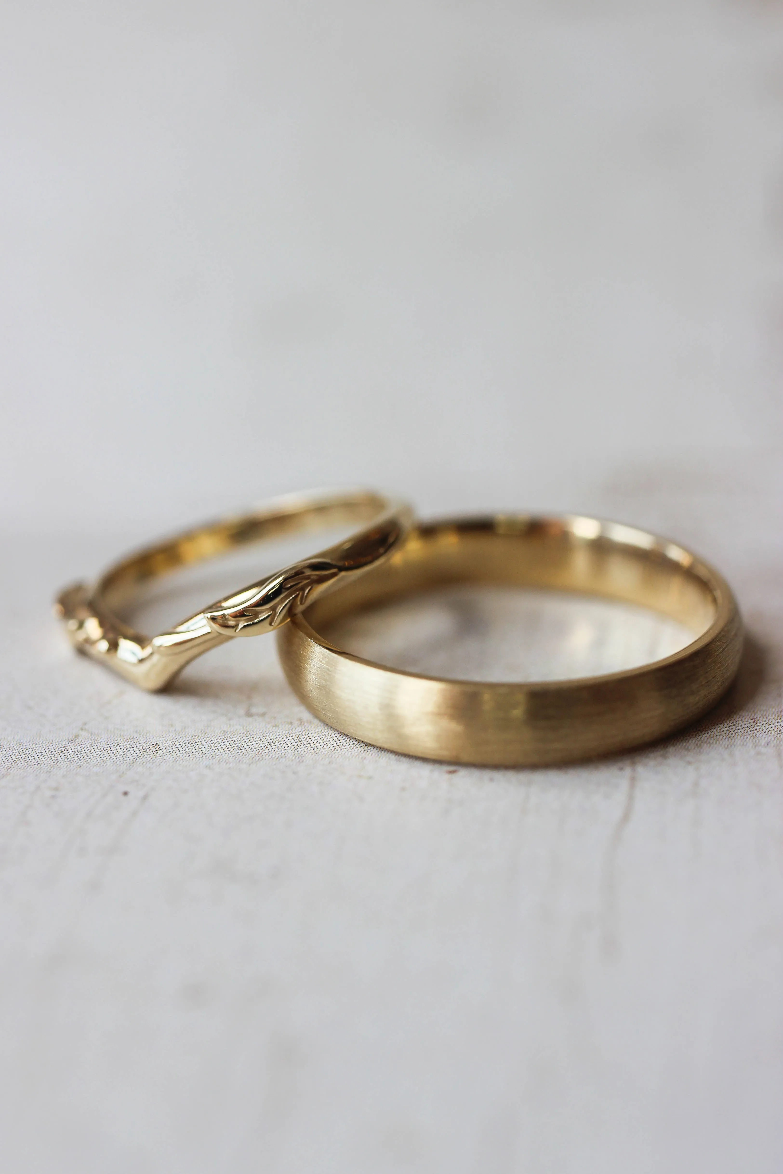 Wisteria | simple matching wedding band